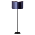 Duolla - Staande Lamp CANNES 1xE27/15W/230V 45 cm paars/zilver/zwart