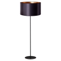Duolla - Staande lamp CANNES 1xE27/15W/230V 45 cm zwart/koper