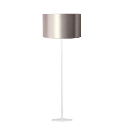 Duolla - Staande Lamp CANNES 1xE27/15W/230V diameter 45 cm zilver/koper/wit