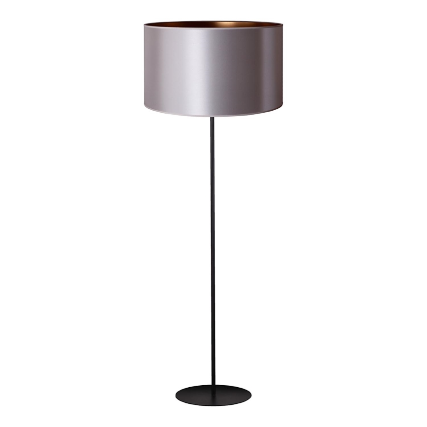 Duolla - Staande Lamp CANNES 1xE27/15W/230V diameter 45 cm zilver/koper/zwart