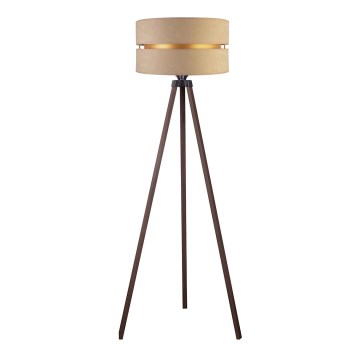 Duolla - Staande Lamp DUO 1xE27/60W/230V diameter 44 cm beige/bruin