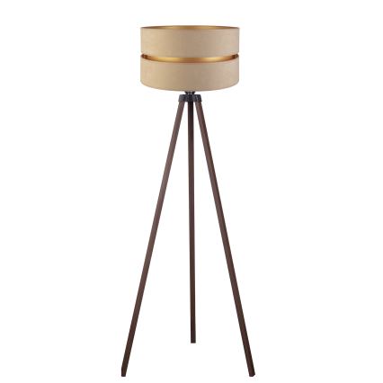 Duolla - Staande Lamp DUO 1xE27/60W/230V diameter 44 cm beige/bruin