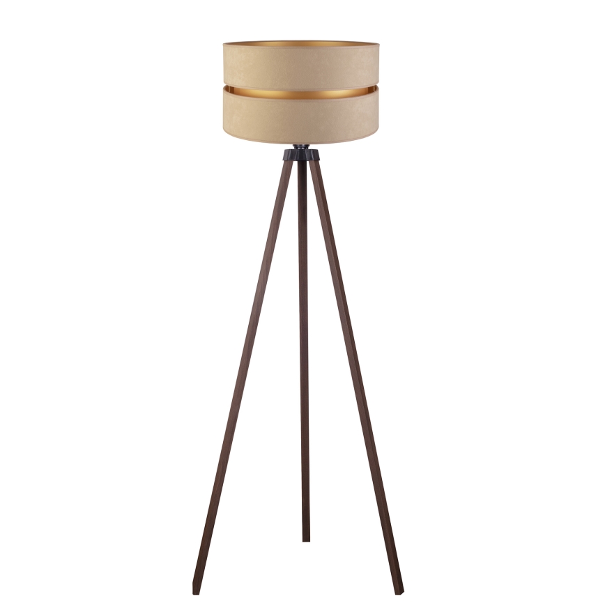 Duolla - Staande Lamp DUO 1xE27/60W/230V diameter 44 cm beige/bruin