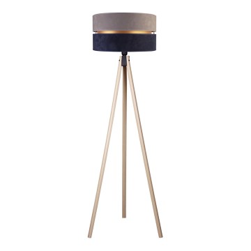 Duolla - Staande Lamp DUO 1xE27/60W/230V diameter 44 cm grijs/blauw/beige