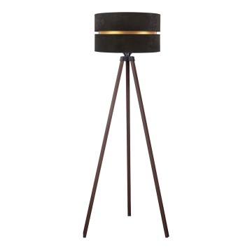 Duolla - Staande Lamp DUO 1xE27/60W/230V diameter 44 cm zwart/bruin