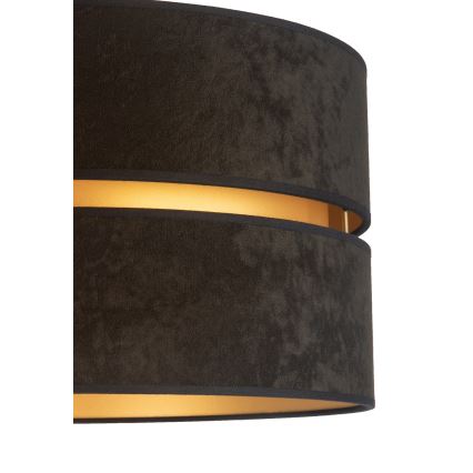 Duolla - Staande Lamp DUO 1xE27/60W/230V diameter 44 cm zwart/bruin