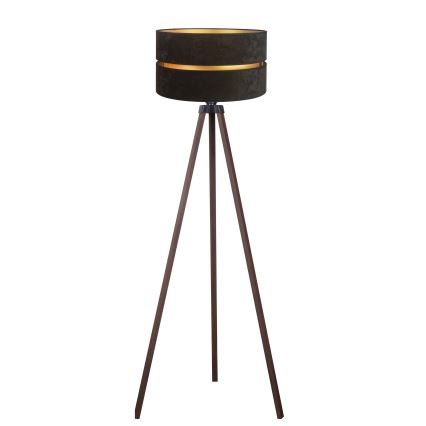 Duolla - Staande Lamp DUO 1xE27/60W/230V diameter 44 cm zwart/bruin