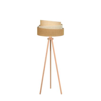 Duolla - Staande Lamp YUTE TRIO 1xE27/15W/230V diameter 45 cm bruin/grijs/beige