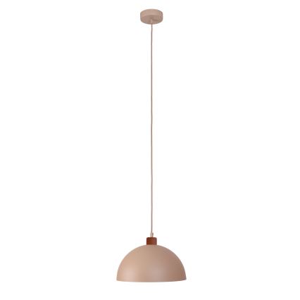 Duolla - Suspension à câble IRONLINE 1xE27/15W/230V Ø 27 cm beige/cuivré