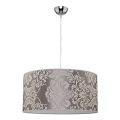 Duolla - Suspension filaire ALTO 1xE27/40W/230V d. 45 cm argent