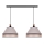 Duolla - Suspension filaire AVIGNON 2xE27/15W/230V beige