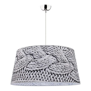 Duolla - Suspension filaire BASS 1xE27/40W/230V d. 60 cm gris
