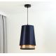 Duolla - Suspension filaire BELL SHINY 1xE27/15W/230V bleu/cuivre
