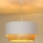 Duolla - Suspension filaire BOHO 1xE27/15W/230V d. 45 cm blanc/marron