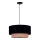 Duolla - Suspension filaire BOHO 1xE27/15W/230V d. 45 cm noir/marron
