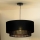 Duolla - Suspension filaire BOHO RATTAN 1xE27/15W/230V d. 45 cm noir