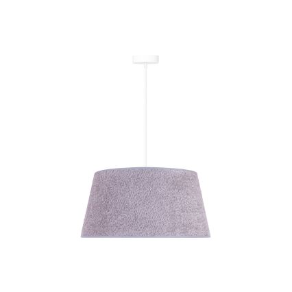 Duolla - Suspension filaire BOUCLE 1xE27/15W/230V diam. 50 cm gris