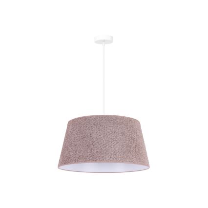 Duolla - Suspension filaire BOUCLE 1xE27/15W/230V diam. 50 cm marron