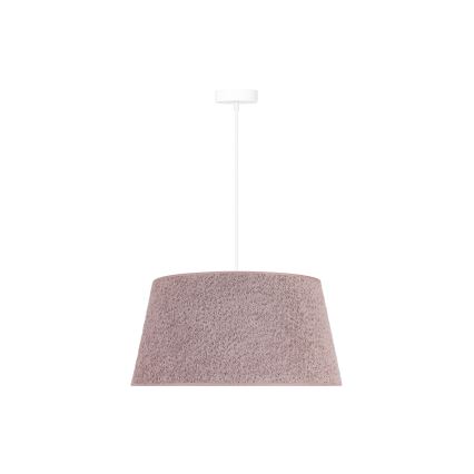 Duolla - Suspension filaire BOUCLE 1xE27/15W/230V diam. 50 cm marron