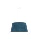 Duolla - Suspension filaire BOUCLE 1xE27/15W/230V diam. 50 cm turquoise