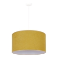 Duolla - Suspension filaire BRISTOL 1xE27/15W/230V d. 45 cm jaune/blanc