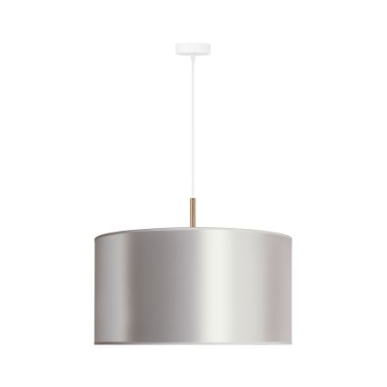 Duolla - Suspension filaire CANNES 1xE27/15W/230V diam. 45 cm argent/cuivre