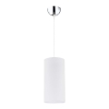 Duolla - Suspension filaire CIGAR 1xE27/40W/230V d. 15 cm blanc