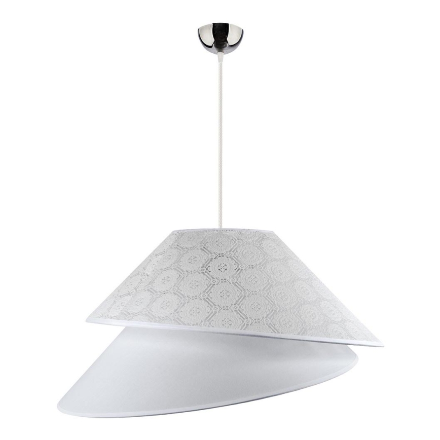 Duolla - Suspension filaire COCO 1xE27/40W/230V d. 50 cm blanc