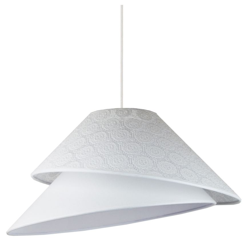 Duolla - Suspension filaire COCO 1xE27/40W/230V d. 50 cm blanc