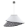 Duolla - Suspension filaire COCO 1xE27/40W/230V d. 50 cm blanc/noir