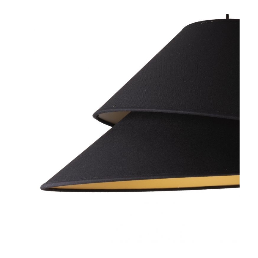 Duolla - Suspension filaire COCO 1xE27/40W/230V d. 50 cm noir