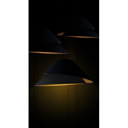 Duolla - Suspension filaire COCO 1xE27/40W/230V d. 50 cm noir