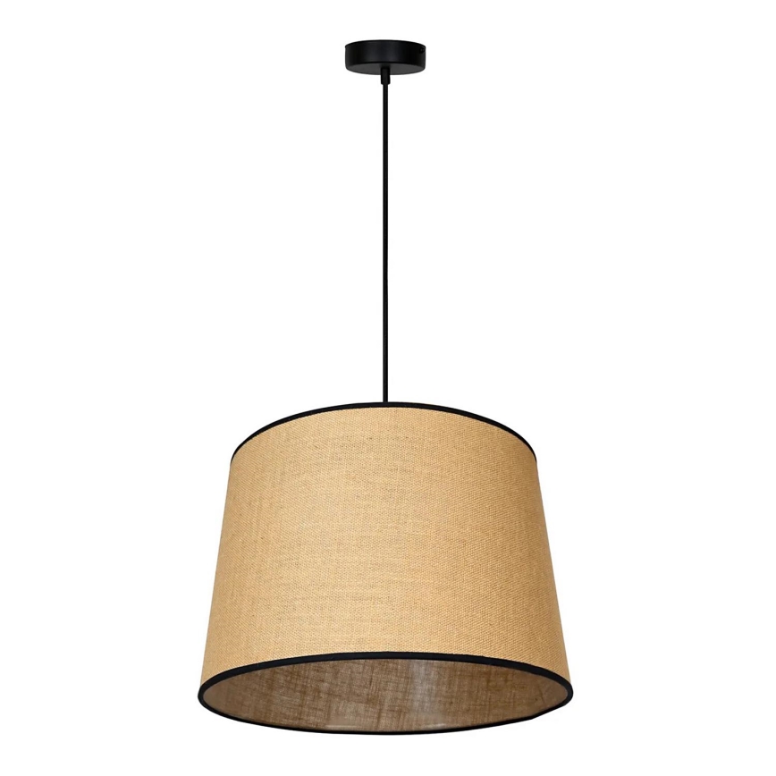 Duolla - Suspension filaire CONE 1xE27/15W/230V d. 40 cm marron/noir