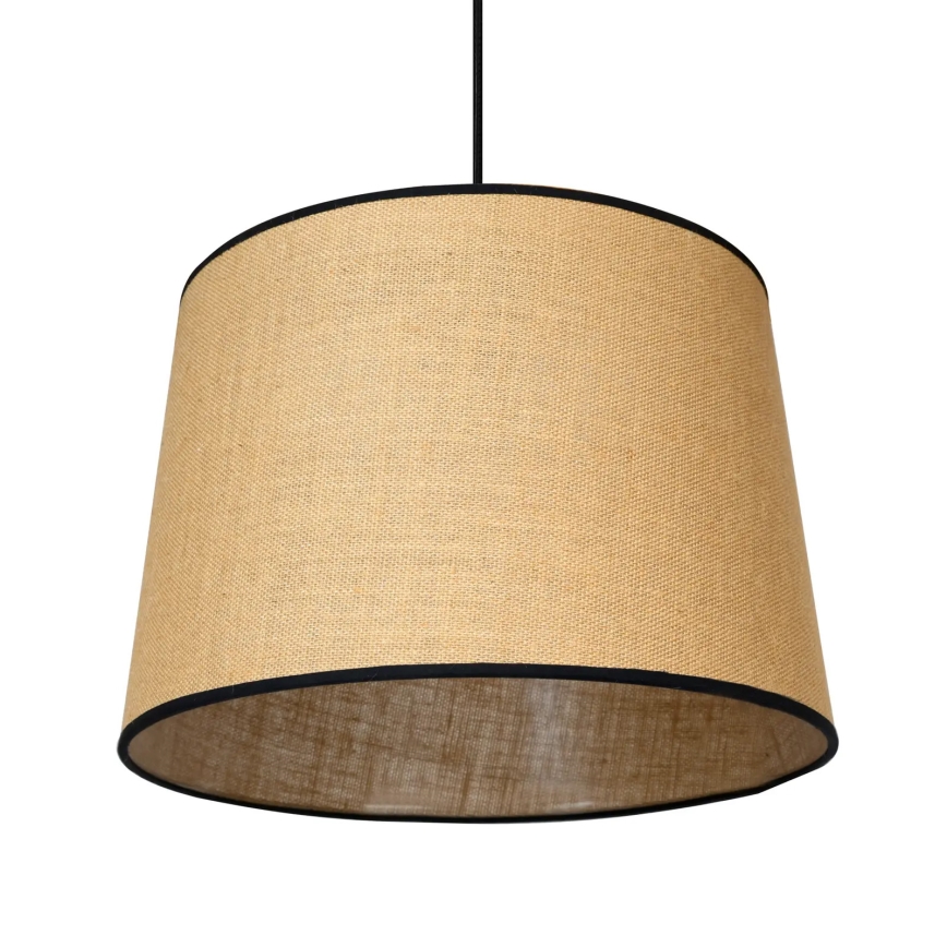 Duolla - Suspension filaire CONE 1xE27/15W/230V d. 40 cm marron/noir