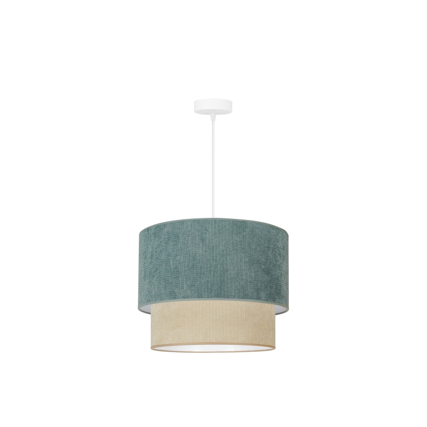 Duolla - Suspension filaire CORDUROY 1xE27/15W/230V d. 40 cm bleu/beige