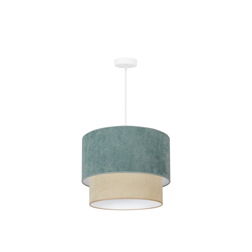 Duolla - Suspension filaire CORDUROY 1xE27/15W/230V d. 40 cm bleu/beige
