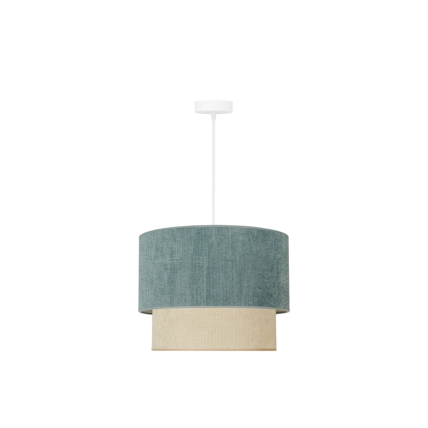 Duolla - Suspension filaire CORDUROY 1xE27/15W/230V d. 40 cm bleu/beige