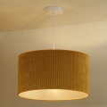 Duolla - Suspension filaire CORDUROY 1xE27/15W/230V d. 40 cm jaune
