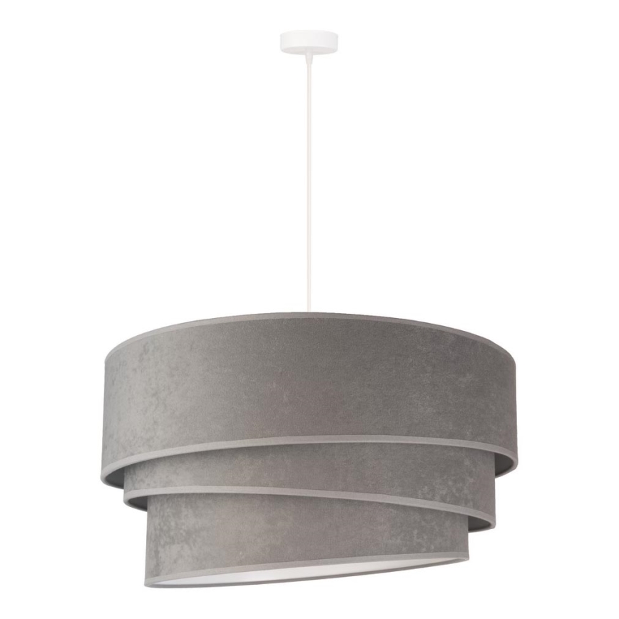 Duolla - Suspension filaire DEVON 1xE27/40W/230V d. 45 cm gris