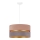 Duolla - Suspension filaire DUO 1xE27/15W/230V d. 40 cm beige-gris