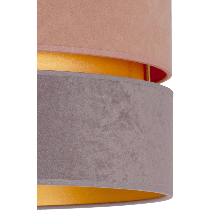 Duolla - Suspension filaire DUO 1xE27/15W/230V d. 40 cm beige-gris