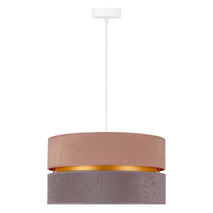Duolla - Suspension filaire DUO 1xE27/15W/230V d. 40 cm beige-gris