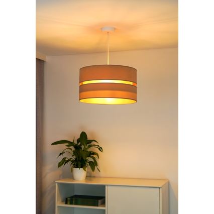 Duolla - Suspension filaire DUO 1xE27/15W/230V d. 40 cm beige