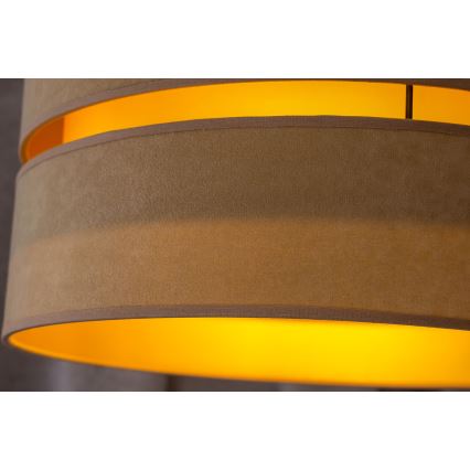 Duolla - Suspension filaire DUO 1xE27/15W/230V d. 40 cm beige