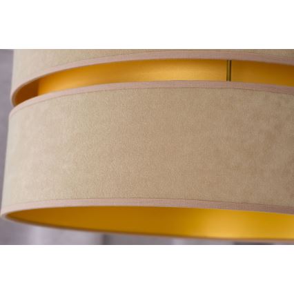 Duolla - Suspension filaire DUO 1xE27/15W/230V d. 40 cm beige