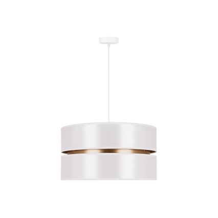 Duolla - Suspension filaire DUO 1xE27/15W/230V d. 40 cm blanc/doré