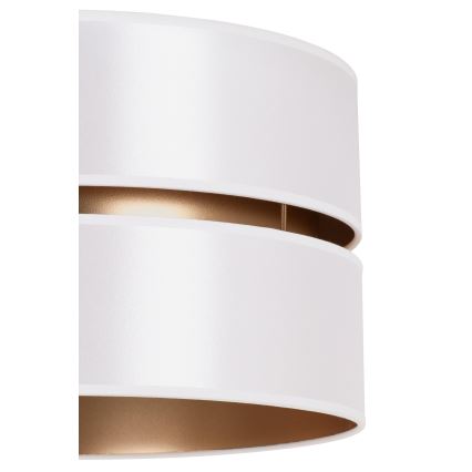 Duolla - Suspension filaire DUO 1xE27/15W/230V d. 40 cm blanc/doré