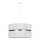 Duolla - Suspension filaire DUO 1xE27/15W/230V d. 40 cm blanc/doré
