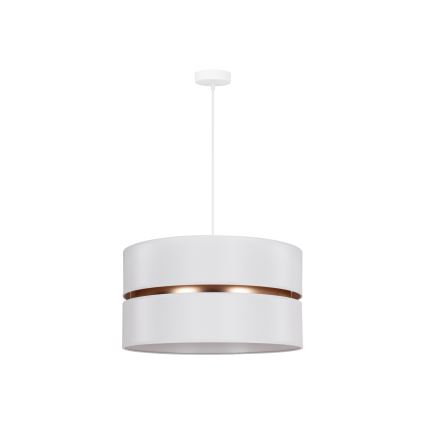 Duolla - Suspension filaire DUO 1xE27/15W/230V d. 40 cm blanc/doré