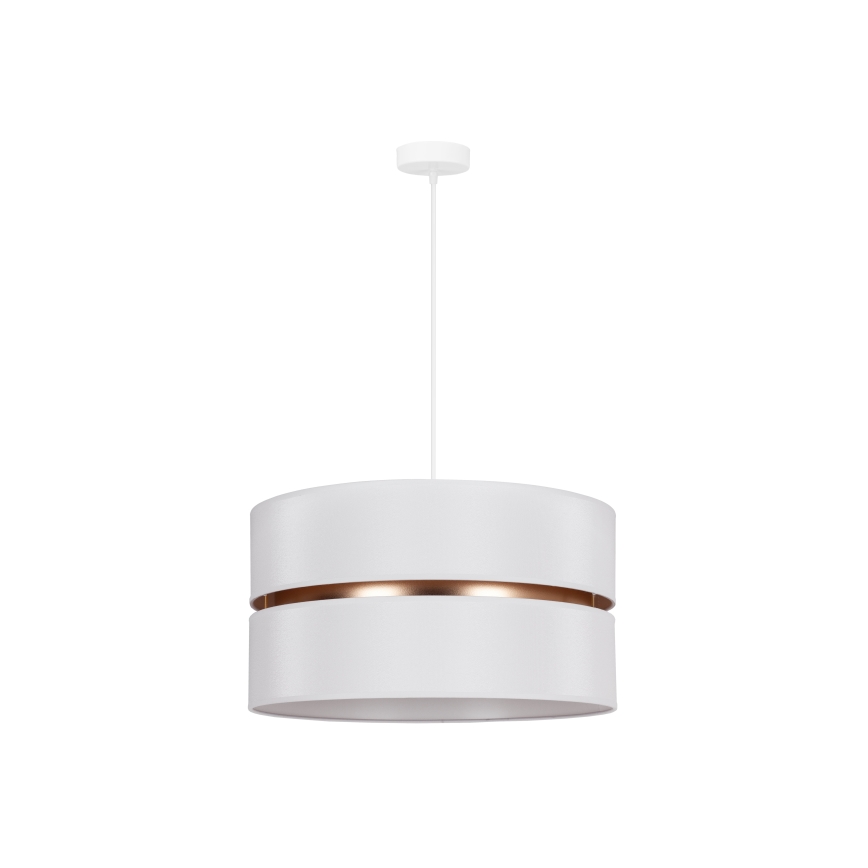 Duolla - Suspension filaire DUO 1xE27/15W/230V d. 40 cm blanc/doré